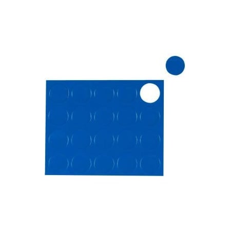 Bi-Silque MasterVision Blue Circle Magnets, Pack of 20 FM1601